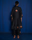 BLACK MOONGA FABRIC TOP AND BOTTOM SET