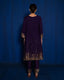 PURPLE SUIT SET WITH HAND EMBROIDERY OF DULL GOLD