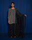 BLACK SHARARA SET WITH HAND EMBROIDERY OF ZARDOZI WITH CUTDANA,