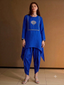 Doctor Blue Kurta With Dhoti