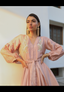 The Indo-Western Pink Colour Jacket with Dhoti