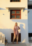 The Indo-Western Pink Colour Jacket with Dhoti